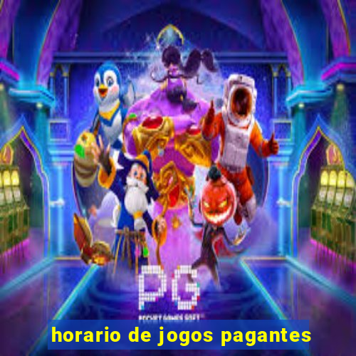 horario de jogos pagantes