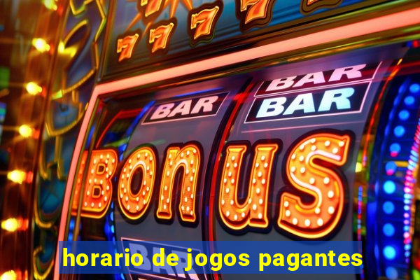 horario de jogos pagantes