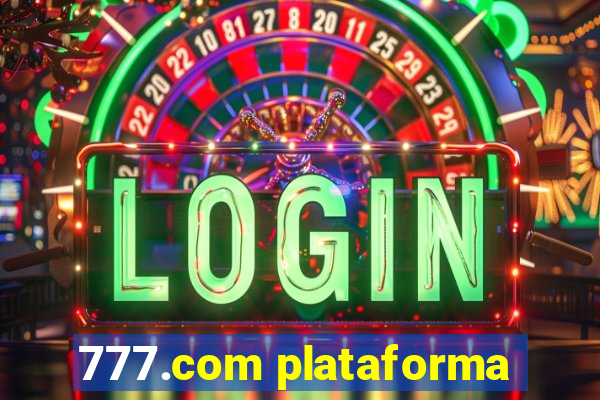 777.com plataforma