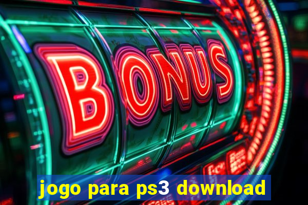 jogo para ps3 download