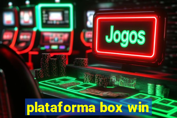 plataforma box win
