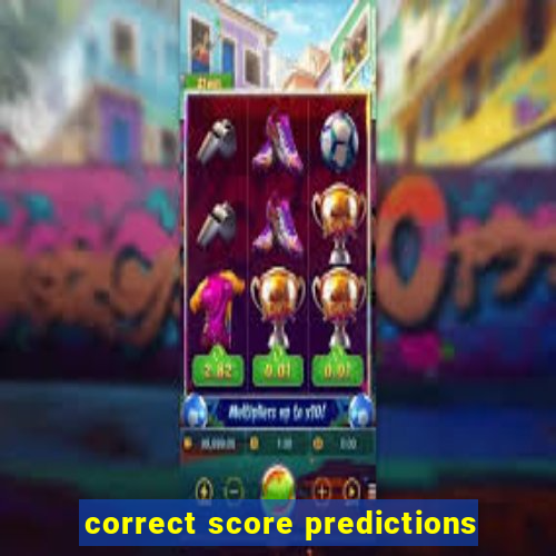 correct score predictions