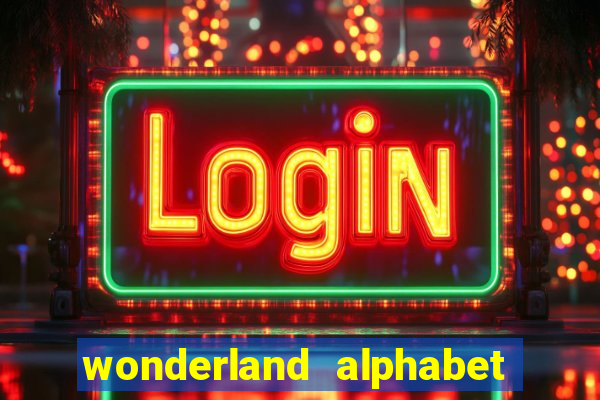 wonderland alphabet comic studio