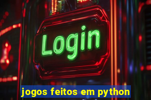 jogos feitos em python