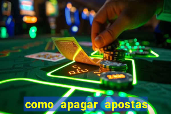 como apagar apostas no app da caixa