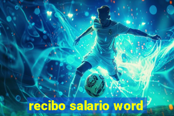 recibo salario word