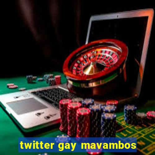 twitter gay mavambos