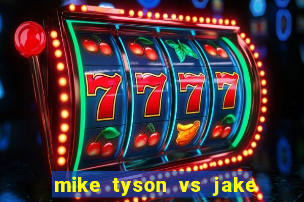 mike tyson vs jake paul assistir online