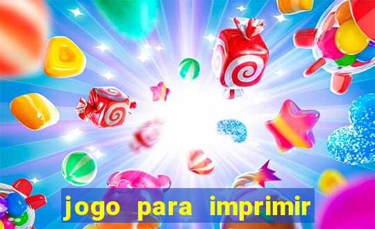 jogo para imprimir e montar