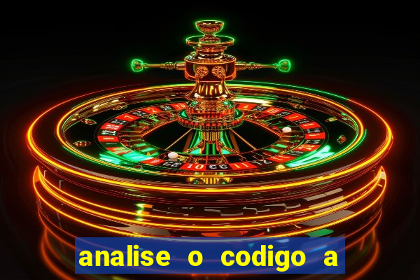 analise o codigo a seguir 1 import javax.swing.joptionpane