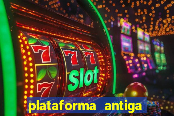 plataforma antiga de jogos
