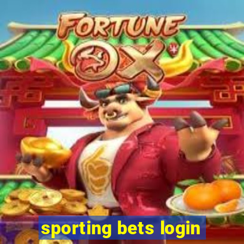 sporting bets login