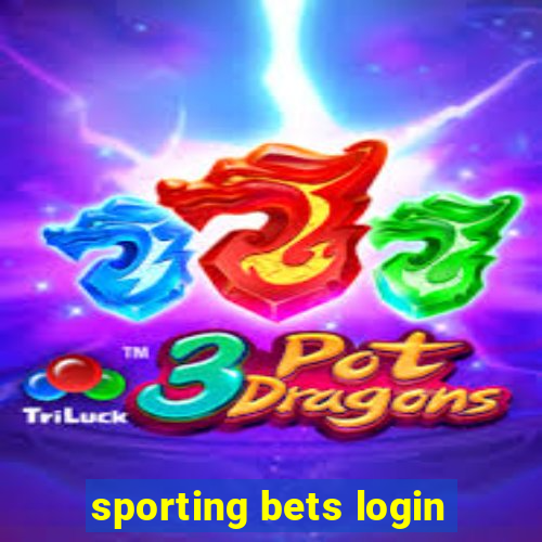 sporting bets login
