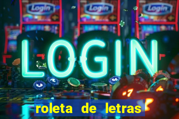 roleta de letras stop online