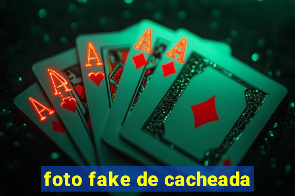 foto fake de cacheada