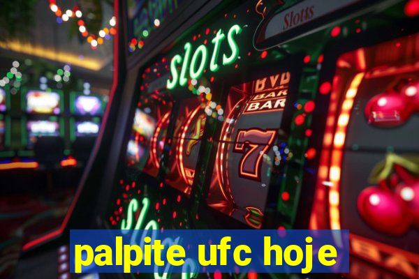 palpite ufc hoje