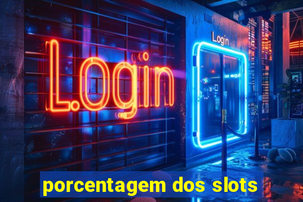 porcentagem dos slots