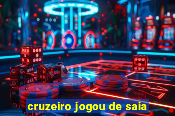 cruzeiro jogou de saia