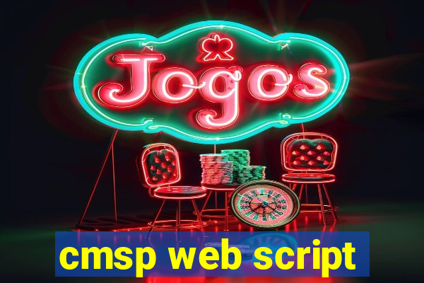cmsp web script