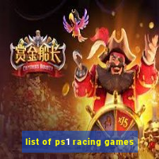 list of ps1 racing games