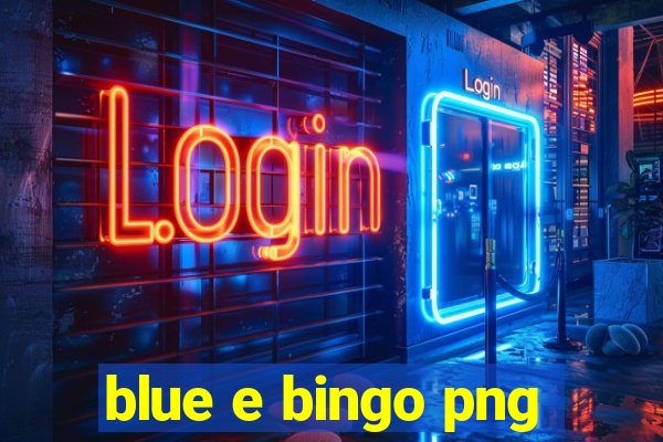 blue e bingo png
