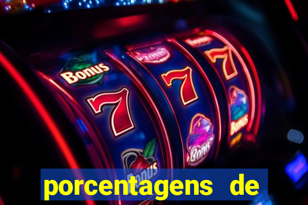 porcentagens de jogos pagantes