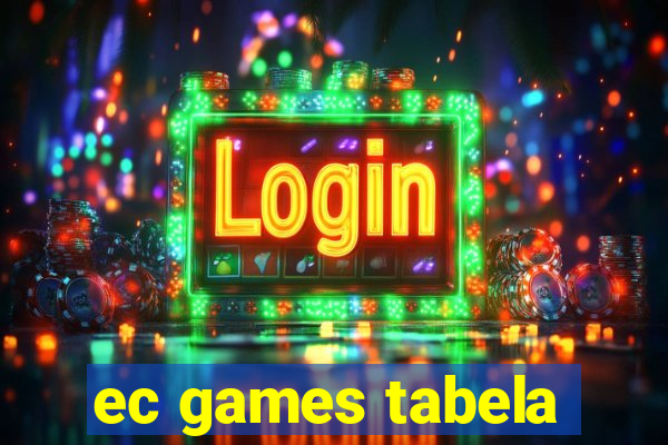 ec games tabela