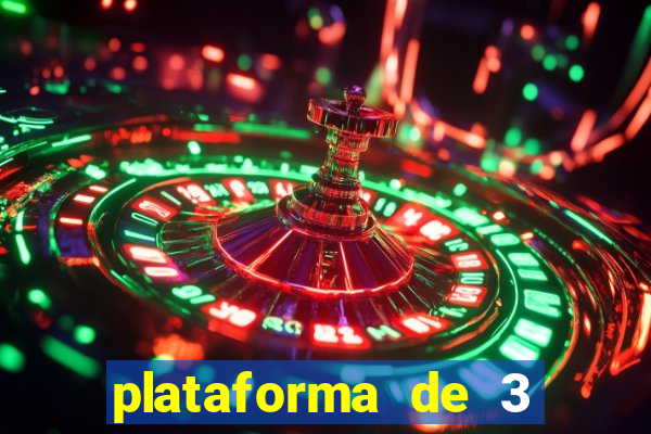 plataforma de 3 reais jogo
