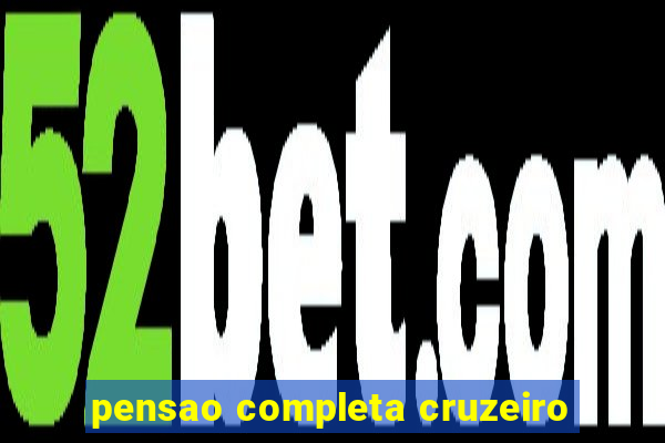 pensao completa cruzeiro