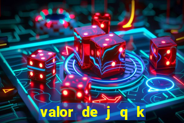 valor de j q k en blackjack