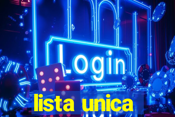 lista unica