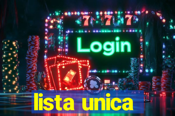 lista unica