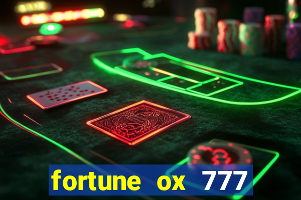 fortune ox 777 fortuna 77