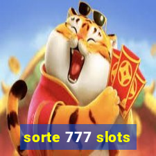 sorte 777 slots