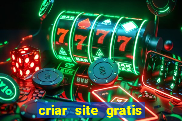 criar site gratis de jogos