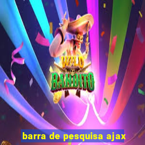 barra de pesquisa ajax