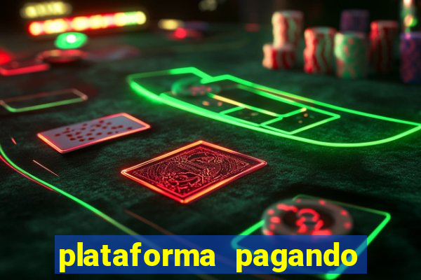 plataforma pagando no cadastro