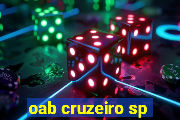oab cruzeiro sp