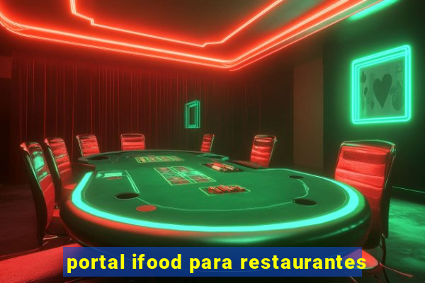 portal ifood para restaurantes
