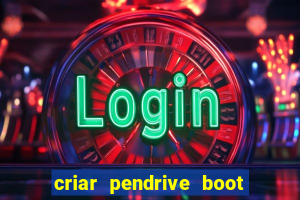 criar pendrive boot windows 10