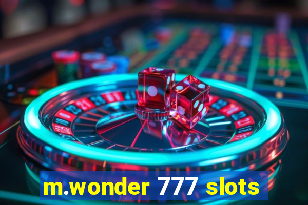 m.wonder 777 slots