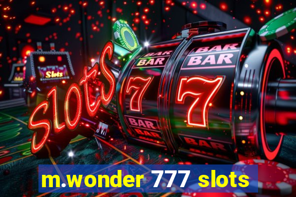 m.wonder 777 slots
