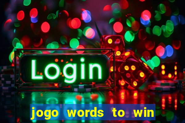 jogo words to win paga mesmo