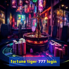 fortune tiger 777 login
