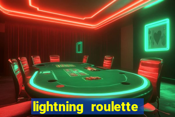 lightning roulette como jogar