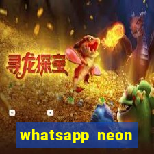 whatsapp neon consiga mais
