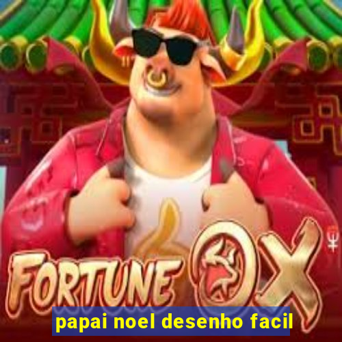 papai noel desenho facil