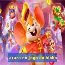 arara no jogo do bicho