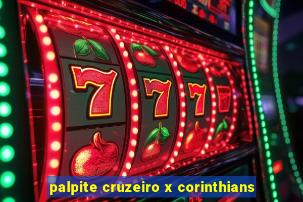 palpite cruzeiro x corinthians