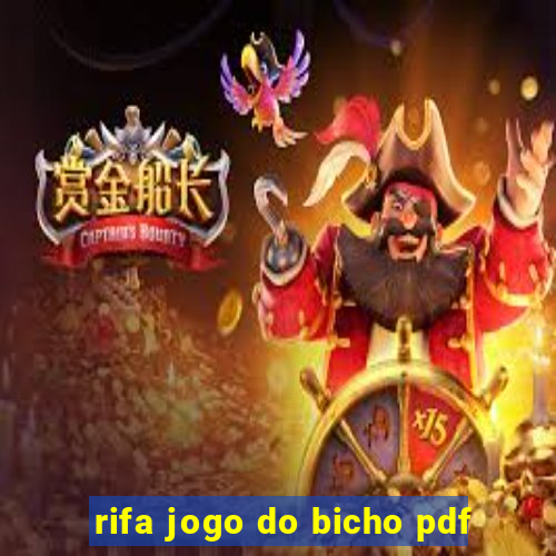 rifa jogo do bicho pdf